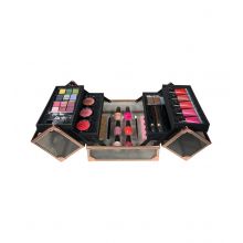 Technic Cosmetics - Trousse de maquillage Black & Rose Gold Beauty Case