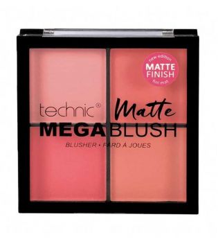 Technic Cosmetics - Palette de fards à joues Matte Mega Blush