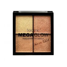 Technic Cosmetics - Mega Glow Highlighter Palette Warm Edit