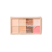 Technic Cosmetics - Palette de crèmes pour le visage, fond de teint, blush et poudre bronzante - Medium