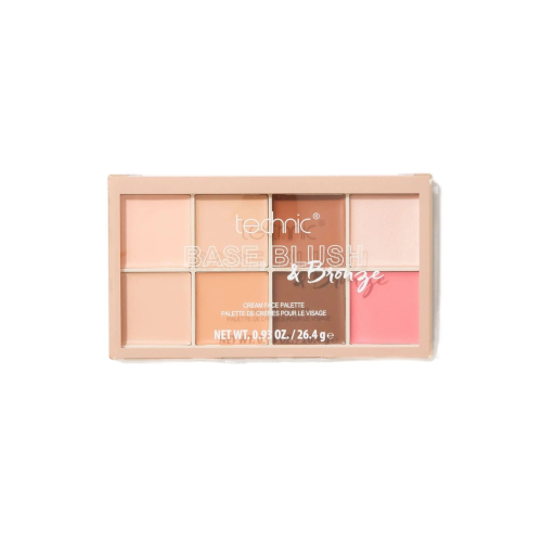 Technic Cosmetics - Palette de crèmes pour le visage, fond de teint, blush et poudre bronzante - Medium