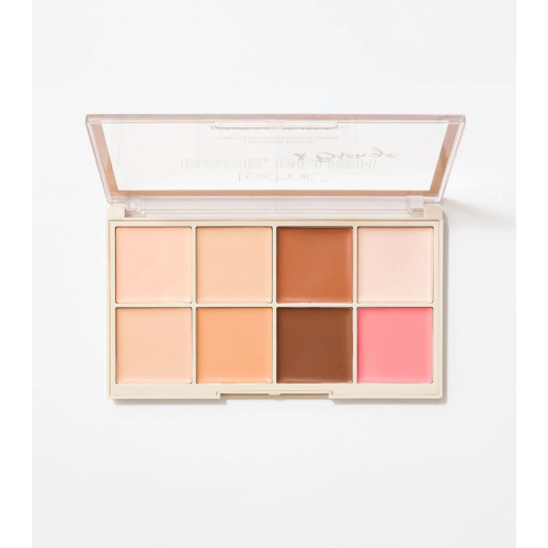 Technic Cosmetics - Palette de crèmes pour le visage, fond de teint, blush et poudre bronzante - Medium