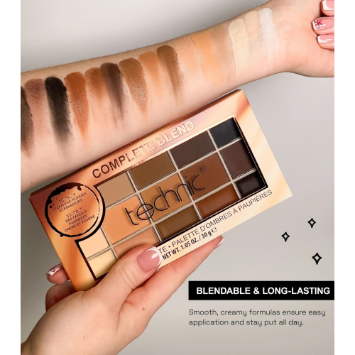 Technic Cosmetics - Palette de fards à paupières Complete Blend