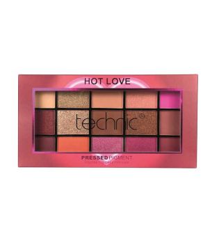 Technic Cosmetics - Palette de fard à paupières Pressed Pigment - Hot Love
