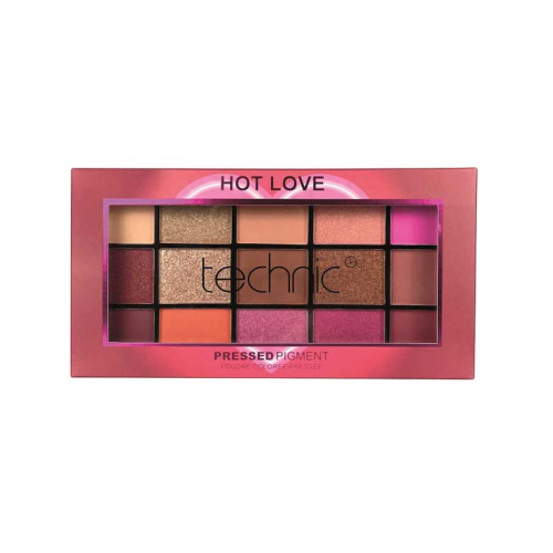 Technic Cosmetics - Palette de fard à paupières Pressed Pigment - Hot Love