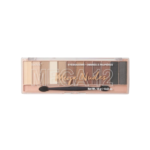 Technic Cosmetics - Palette de fards à paupières Mega 12 - Mega Nudes