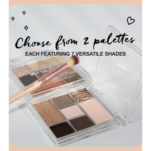 Technic Cosmetics - Palette d'ombres à paupières Soft Cream - Cool Tones