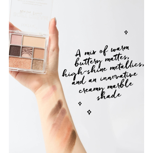 Technic Cosmetics - Palette d'ombres à paupières Soft Cream - Warm Tones