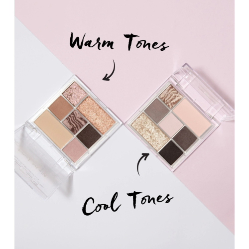 Technic Cosmetics - Palette d'ombres à paupières Soft Cream - Warm Tones