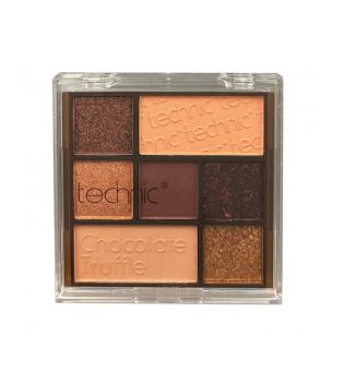 Technic Cosmetics - Palette de Fards à Paupières et Pigments Pressés - Chocolate Truffle