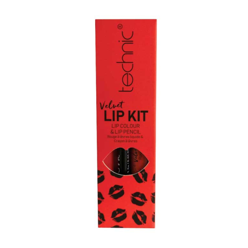 Technic Cosmetics - Lipliner + Rouge à lèvres liquide Velvet Lip Kit - Louby Lou