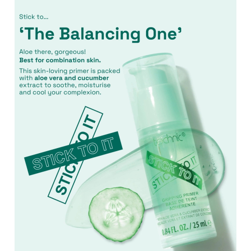 Technic Cosmetics - Base de maquillage Stick to it - Green