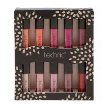 Technic Cosmetics - Coffret 10 brillants à lèvres