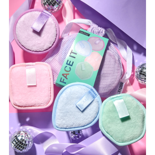 Technic Cosmetics - Ensemble de disques démaquillants Face it
