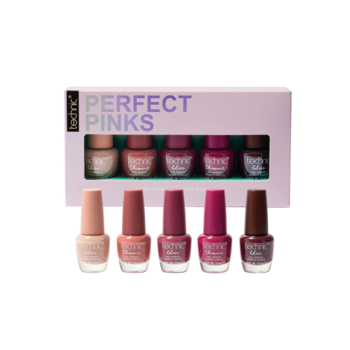 Technic Cosmetics - Ensemble de vernis à ongles Perfect Pinks