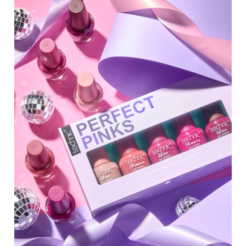 Technic Cosmetics - Ensemble de vernis à ongles Perfect Pinks