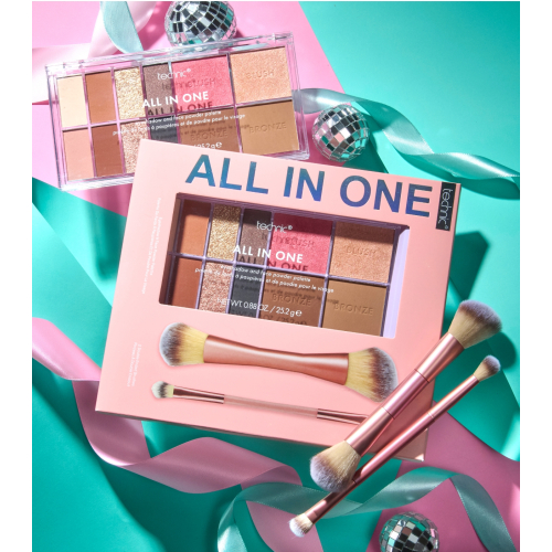 Technic Cosmetics - Set de maquillage All in One Palette & Brushes