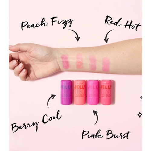 Technic Cosmetics - Teinture pour les lèvres et les joues Jelly Tint - Pink Burst