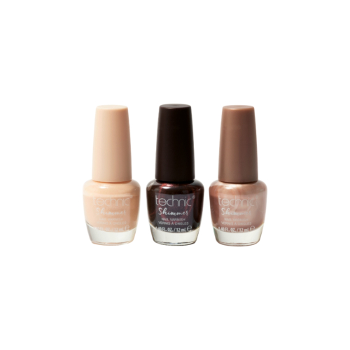 Technic Cosmetics - Trío de vernis à ongles Shimmer Trio