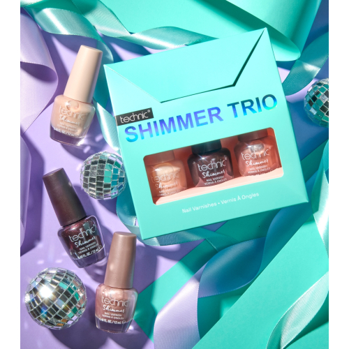 Technic Cosmetics - Trío de vernis à ongles Shimmer Trio