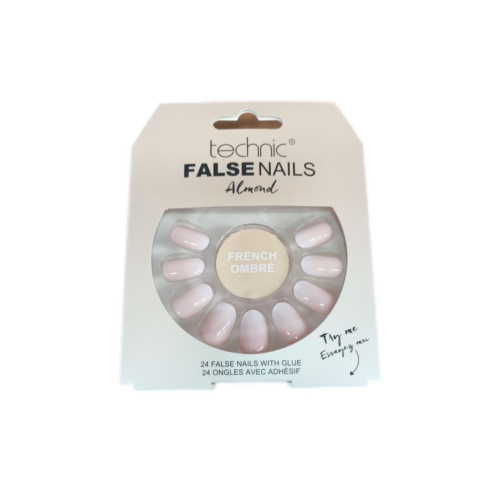 Technic Cosmetics - Faux ongles False Nails Almond -  French Ombré