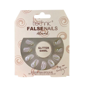 Technic Cosmetics - Faux Ongles False Nails Almond - Glitter Swirl
