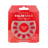 Technic Cosmetics - Faux Ongles False Nails Short Square - Solar Red