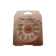 Technic Cosmetics - Faux ongles Squareletto - Black Cherry