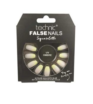 Technic Cosmetics - Faux ongles False Nails Squareletto - UV Ombre