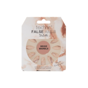Technic Cosmetics - Faux Ongles False Nails Stiletto - Beige Marble