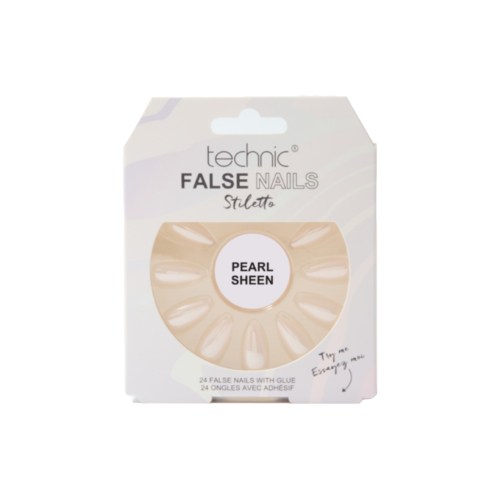 Technic Cosmetics - Faux ongles False Nails Stiletto - Pearl sheen