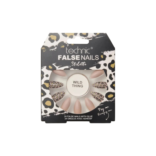 Technic Cosmetics - Faux ongles False Nails Stiletto - Wild Thing