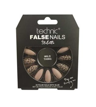 Technic Cosmetics - Faux ongles False Nails Stiletto - Wild Thing