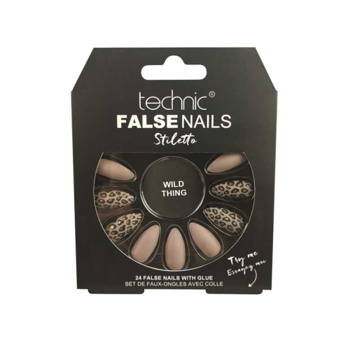 Technic Cosmetics - Faux ongles False Nails Stiletto - Wild Thing