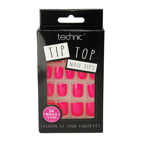 Technic Cosmetics - Faux ongles Tip Top - Bright Pink
