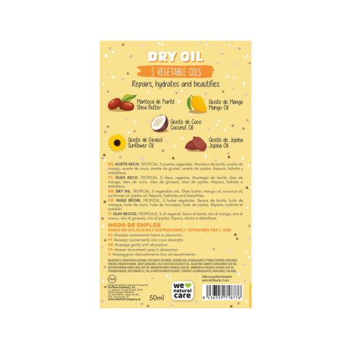 The Fruit Company - Huile sèche à paillettes - Tropical