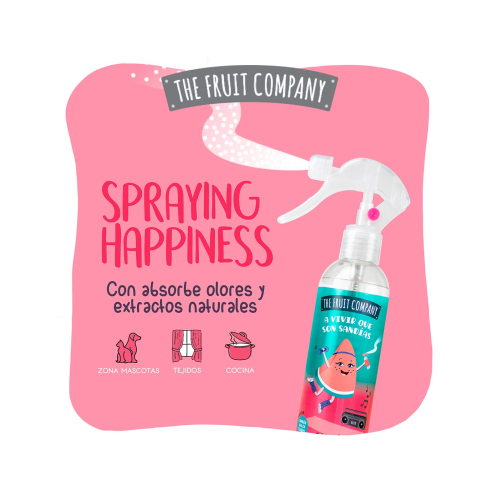 The Fruit Company - Spray Désodorisant Multi-usages - Pastèque