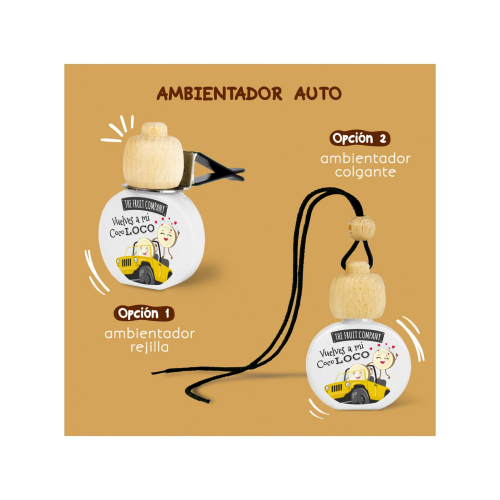 The Fruit Company - Désodorisant pour voiture - Coco