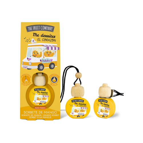 The Fruit Company - Désodorisant pour voiture - Sorbet à la mangue