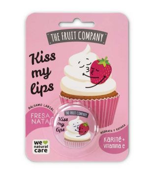 The Fruit Company - Baume à lèvres Kiss My Lips - Fraise et crème