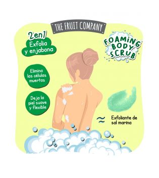 The Fruit Company - Gommage Corps Moussant 2 en 1 - Melon
