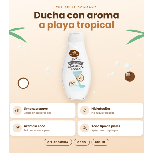The Fruit Company - Gel douche - Coco