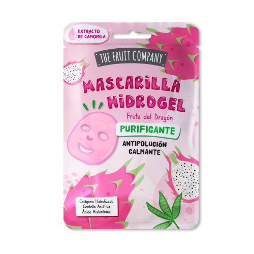 The Fruit Company - Masque visage hydrogel purifiant - Fruit du dragon