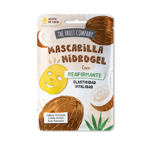 The Fruit Company - Masque visage hydrogel raffermissant - Noix de coco