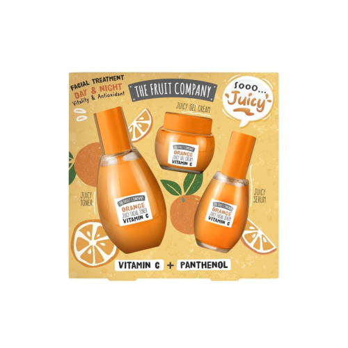 The Fruit Company - Coffret de soin du visage So Juicy - Vitamine C + Panthénol