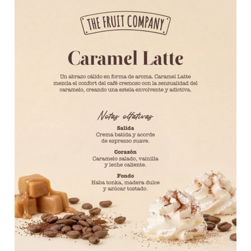 The Fruit Company - Bougie parfumée Patisseries - Caramel Latte