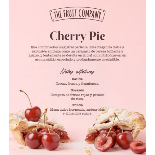 The Fruit Company - Bougie parfumée Patisseries - Cherry Pie