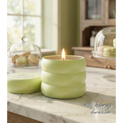 The Fruit Company - Bougie parfumée Patisseries - Pistachio Macaron