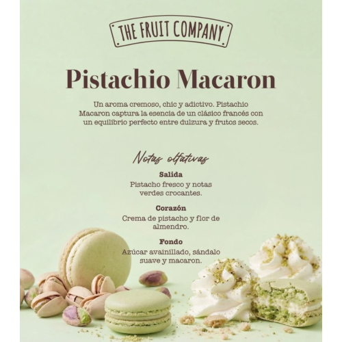The Fruit Company - Bougie parfumée Patisseries - Pistachio Macaron