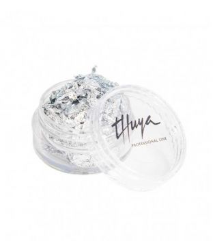 Thuya - Feuille d'or pour nail art - Argent